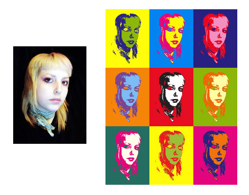 Ejemplo generador de imágenes Warhol